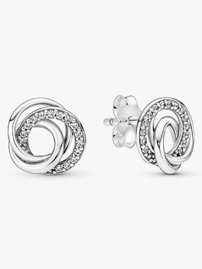 Pandora Family Always Encircled Stud Earrings